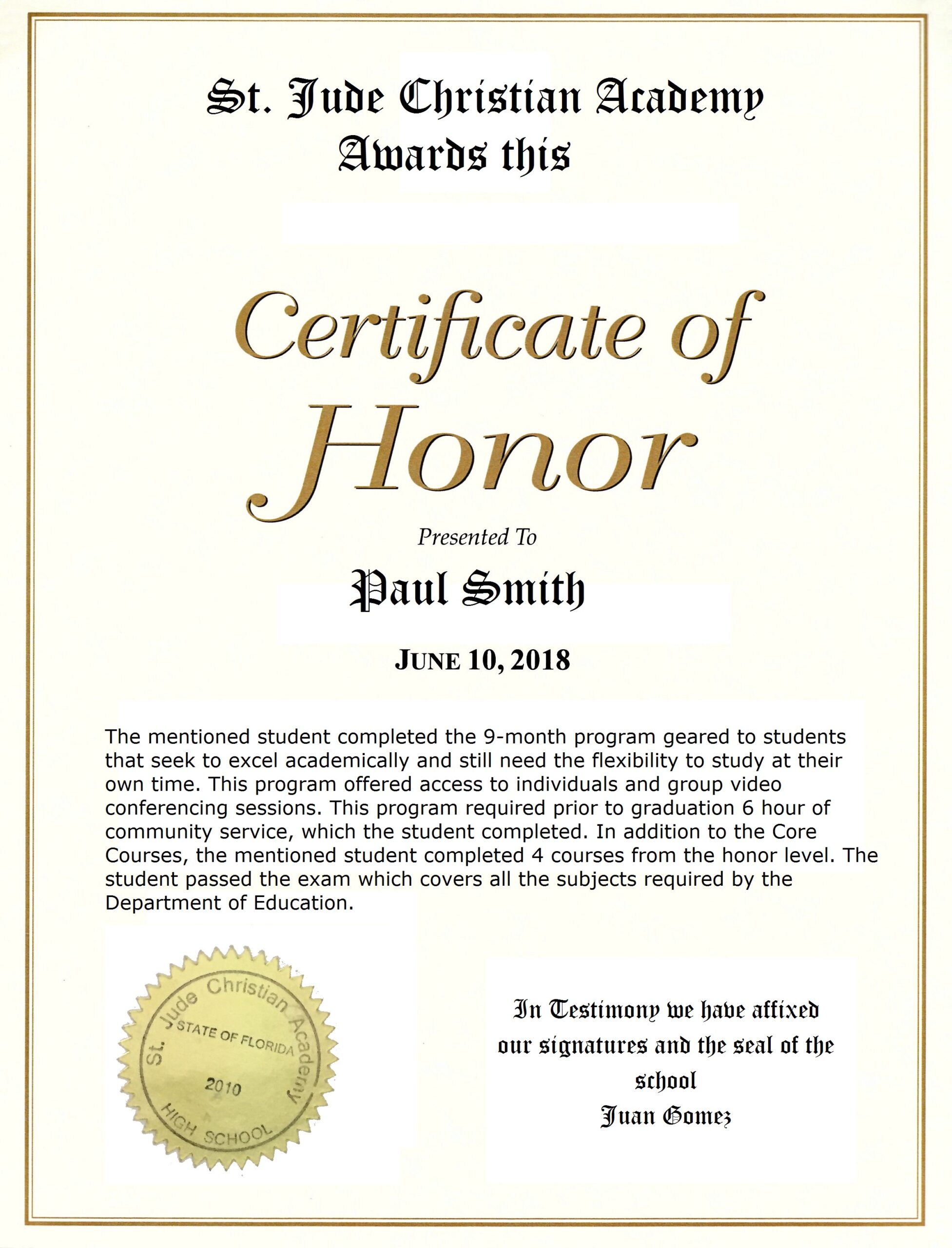 honor-s-certificate-online-high-school-diploma-st-jude-academy